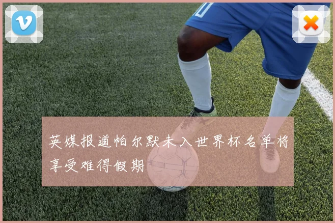英媒报道帕尔默未入世界杯名单将享受难得假期